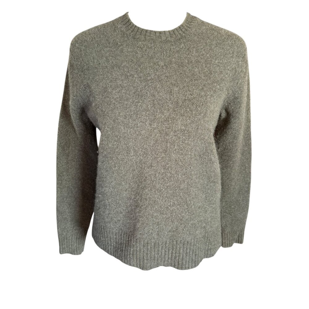 Banana Republic green long sleeve wool cashmere angora rabbit hair sweater small